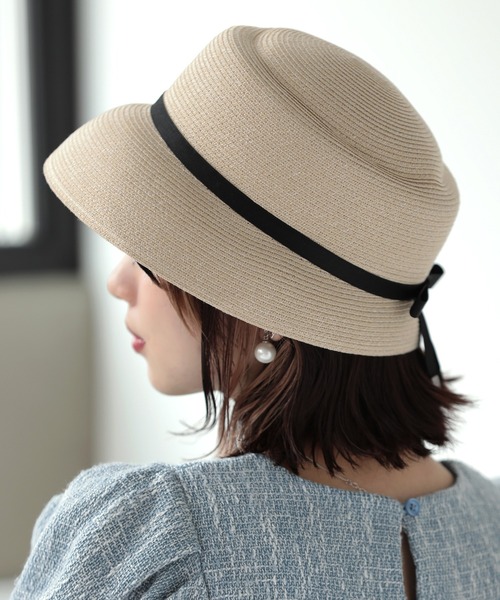 「Little&More」 ストローハット FREE ベージュ レディース_画像6