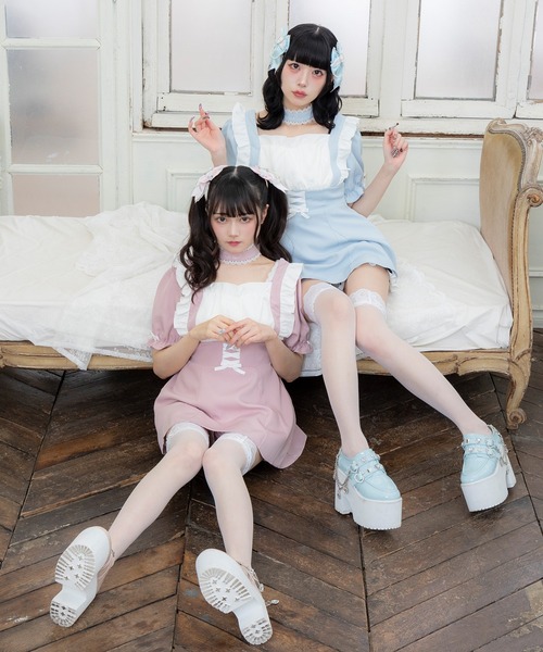 「DearMyLove」 セットアップ LARGE ホワイト レディース_画像5