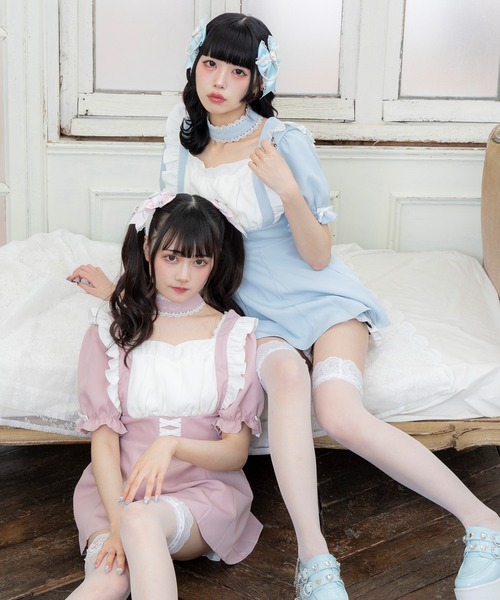 「DearMyLove」 セットアップ LARGE ホワイト レディース_画像6