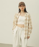ブラウス シャツ アソートチェックBIGシャツ...の詳細画像4