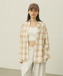 ブラウス シャツ アソートチェックBIGシャツ...の詳細画像5