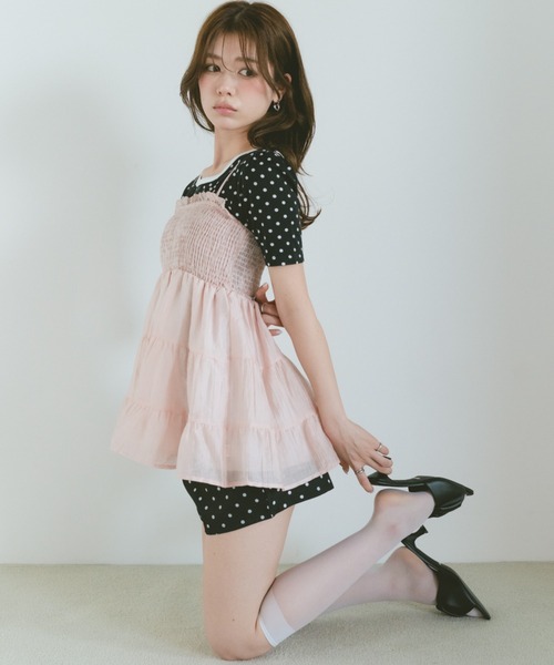 「VANNIE U」 ショートパンツ FREE ホワイト レディース_画像6