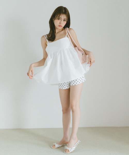 「VANNIE U」 ショートパンツ FREE ホワイト レディース_画像7