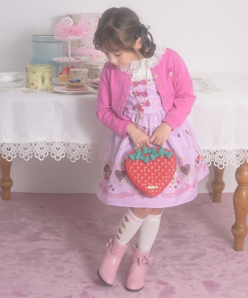 mezzo piano ショルダー ショルダーバッグ いちごショルダーバッグ