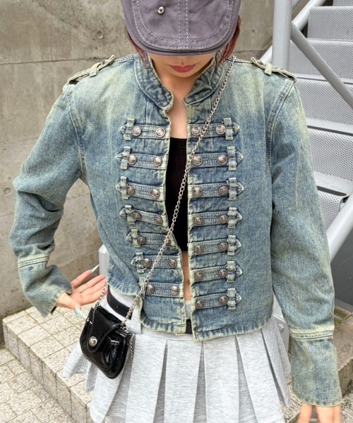 AVYL デニムジャケット gジャン デニムナポレオンジャケット