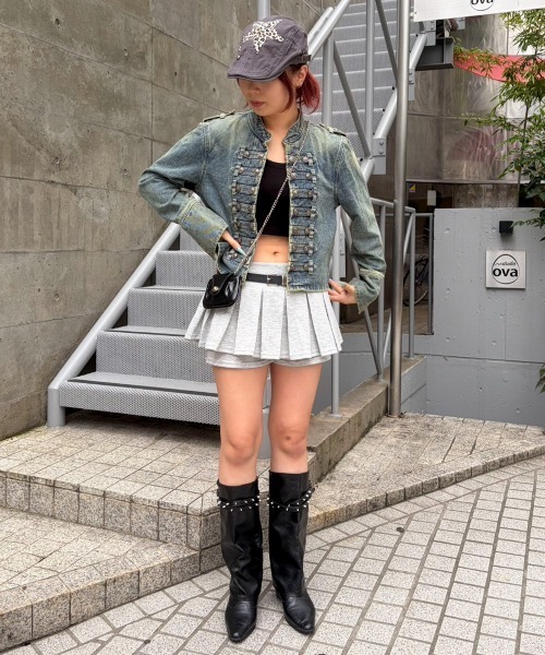 AVYL デニムジャケット gジャン デニムナポレオンジャケット