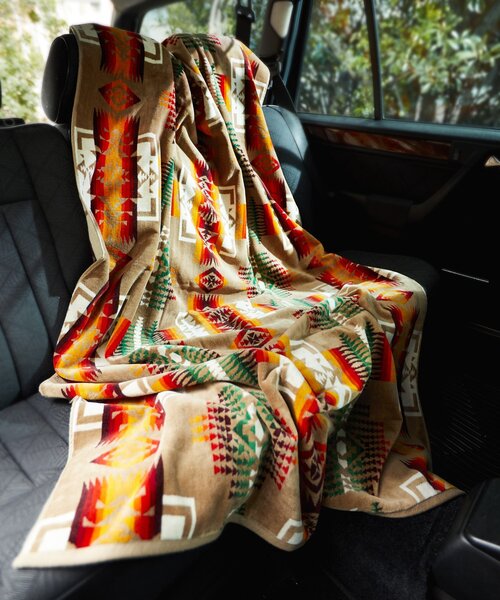 【新柄】ペンドルトン　新品　大判　ブランケット　毛布　車　アウトドア　キャンプ PENDLETON ブランケット ペンドルトン Oversized Jacquard