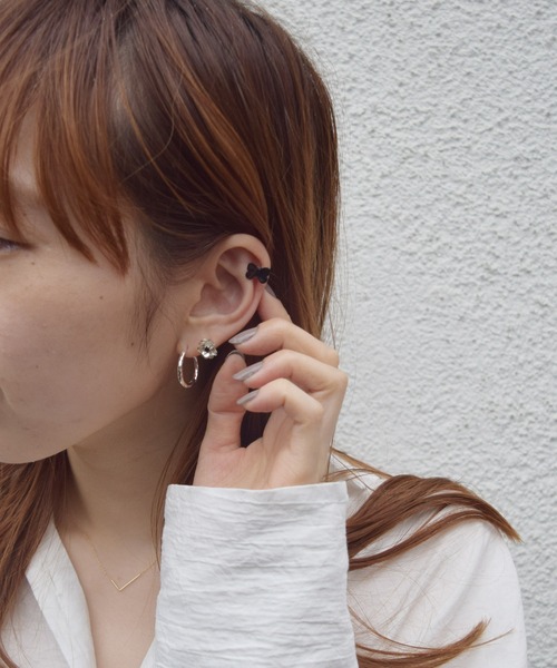 e.m. ピアス ブラックチョウチョピアス レディース : ZOZOTOWN