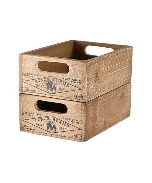収納 WOODEN STOCKER BOX NATURAL|ZOZOTOWN |02