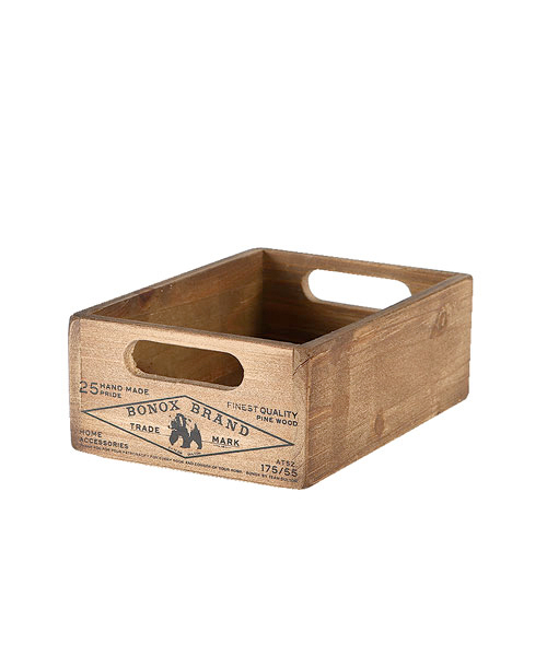 収納 WOODEN STOCKER BOX NATURAL|ZOZOTOWN |01