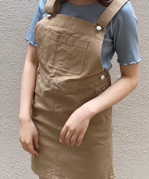 ワンピース ジャンパースカート Wego ツイルジャンパースカート Zozotown Paypayモール店 通販 Paypayモール