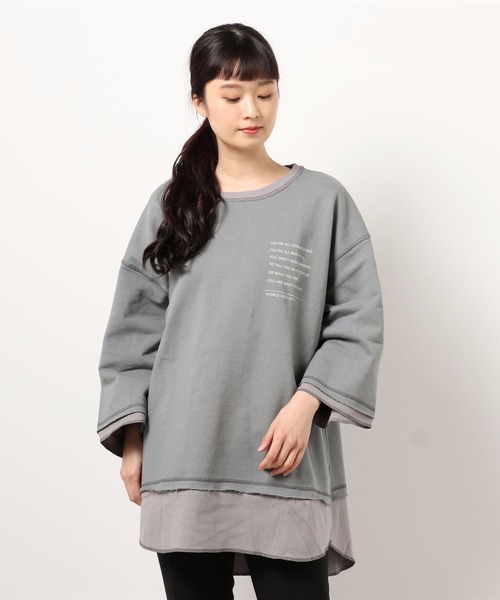 Tシャツ Tシャツ フェイクレイヤードbigトップス Zozotown Paypayモール店 通販 Paypayモール