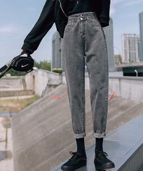 パンツ デニム ジーンズ ハイウエストルーズデニム Zozotown限定 Zozotown Paypayモール店 通販 Paypayモール