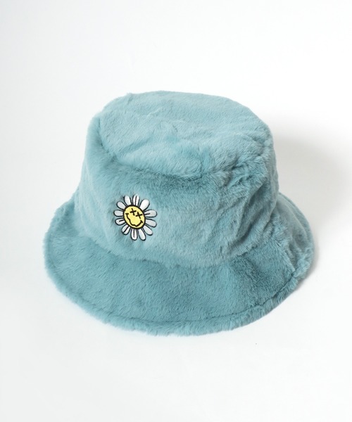 SMILEY FACE 帽子 ハット FACE（スマイリーフェイス）ワンポイントロゴ