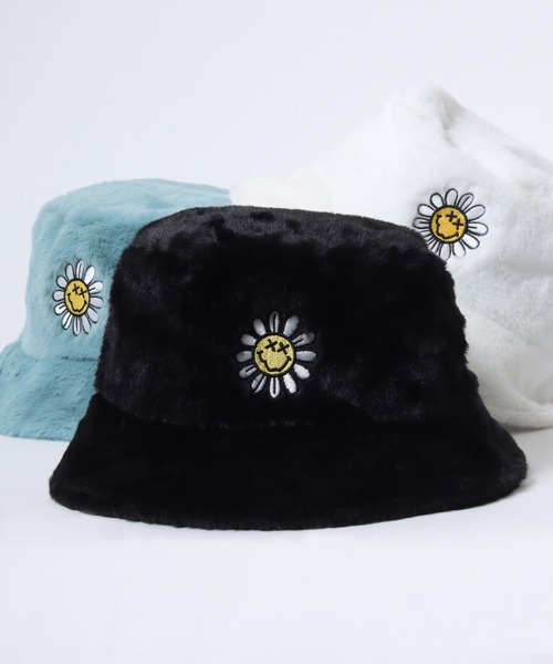 SMILEY FACE（スマイリーフェイス） 帽子 ハット ワンポイントロゴ刺繍