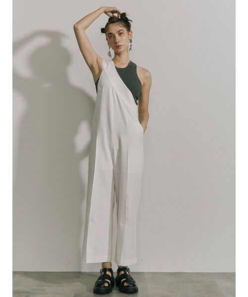 UN3D.タンクトップ ノースリーブ IRREGULAR HEM TT UN3D. タンクトップ ノースリーブ IRREGULAR HEM TT / イ