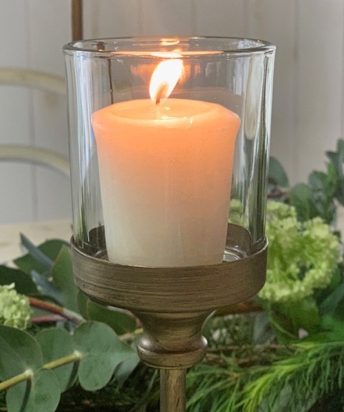 IRON CANDLE STAND Sサイズ2点　Lサイズ2点セット IRON CANDLE STAND S /アイアン キャンドル スタンド S（キャンドル