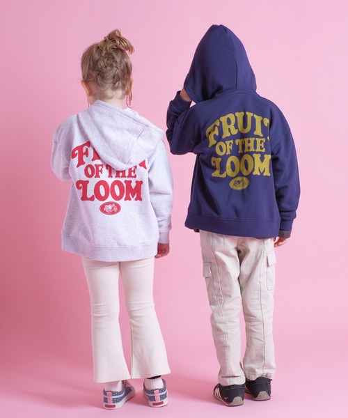 FRUIT OF THE LOOM（フルーツオブザルーム） パーカー KIDS裏毛ジップ