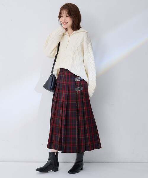 チェック柄プリーツスカート Burberry×ヴィヴィアンコラボ チェック柄プリーツスカート Burberry×ヴィヴィアンコラボ
