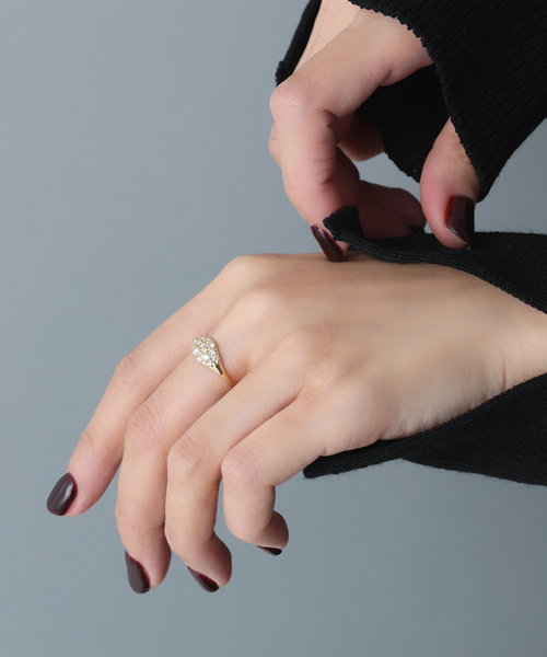 lilas スピックアンドスパン フクリン 18k ダイヤリング 13号 指輪