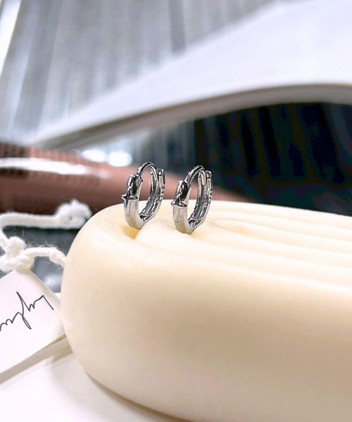 B.I.D. ピアス クロスリングミニフープピアス/ペア(RZ) レディース