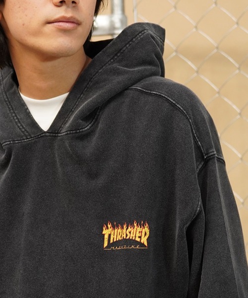THRASHER パーカー 「ムラサキスポーツ別注」THRASHER