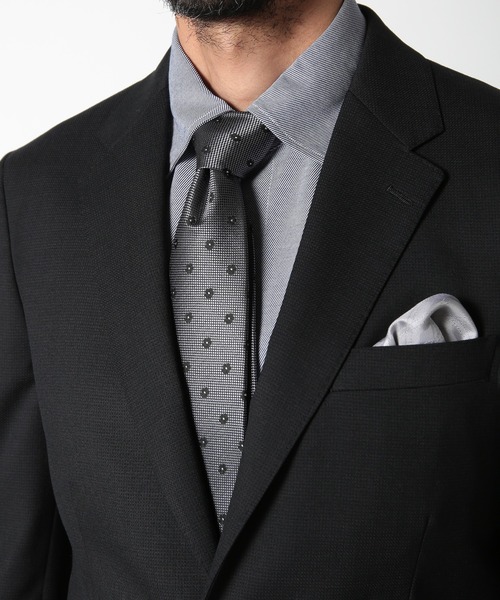 MEN'S BIGI ネクタイ 花小紋柄シルクネクタイ : ZOZOTOWN Yahoo