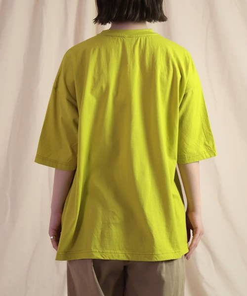 prit tシャツ 「 」 強撚天竺 5分袖フレアTシャツ レディース