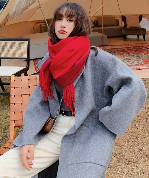 miniministore（ミニミニストア） マフラー ストール リバーシブル