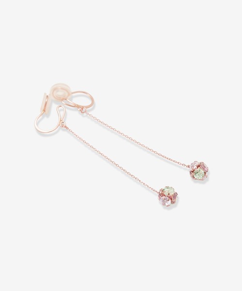 イヤリング K10 ピンクゴールド キュービックジルコニア イヤリング BLOOM/ブルーム レディース_2