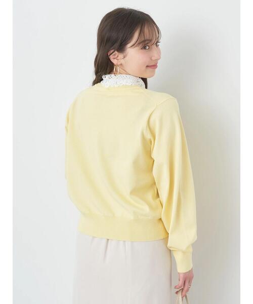 新品、タグ付き、襟ニットプルオーバー earth music&ecology ニット セーター 襟付きニットプルオーバー