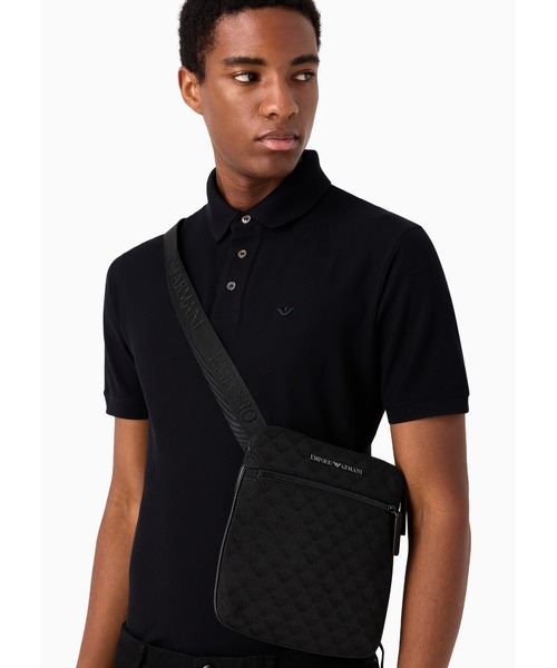メンズ　ARMANI EMPORIO ショルダーバッグ EMPORIO ARMANI ショルダーバッグ 「エンポリオ アルマーニ」フラット