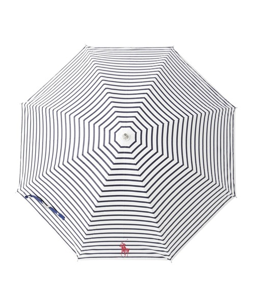 POLO RALPH LAUREN 傘 晴雨兼用日傘 ワンポイントボーダー