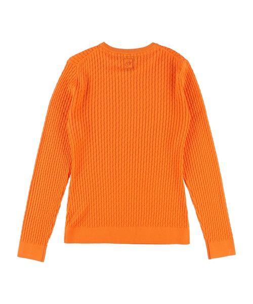ニット セーター WOMENS ハイゲージコットン 長袖プルオーバー レディースの画像