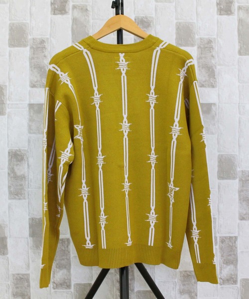 HUF（ハフ） カーディガン バーブッドワイヤー カーディガン BARBED