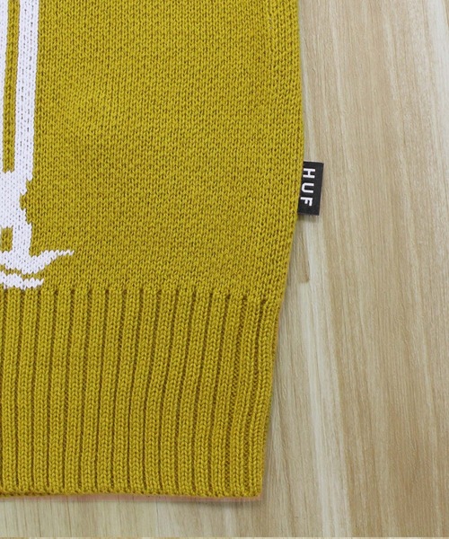 HUF（ハフ） カーディガン バーブッドワイヤー カーディガン BARBED