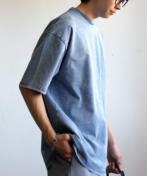 antiqua（アンティカ） antiqua tシャツ 半袖 デニムライクトップス
