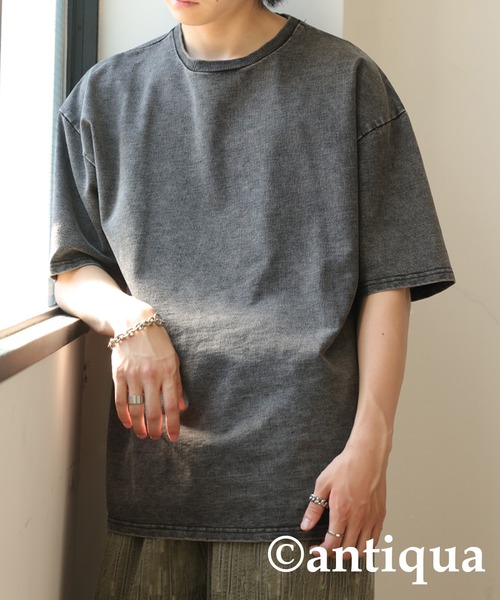早い者勝ちタグ付き  イタリア　オーセンティック半袖　3xl antiqua（アンティカ） antiqua tシャツ 半袖 デニムライクトップス