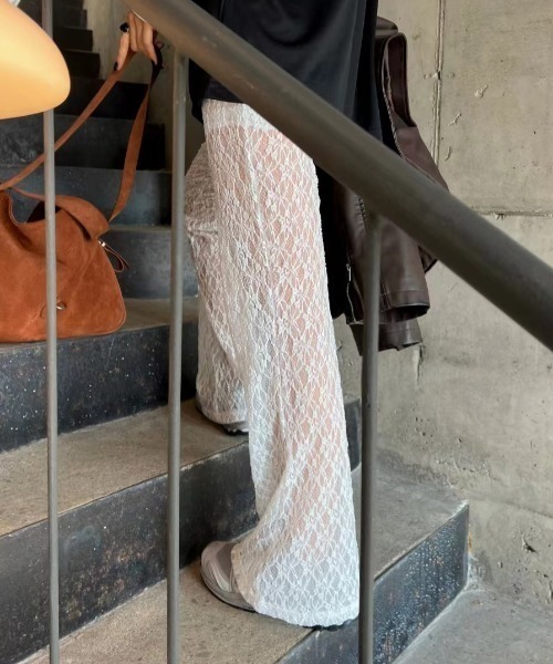 パンツ lace sheer flare pants レディース : ZOZOTOWN Yahoo!店