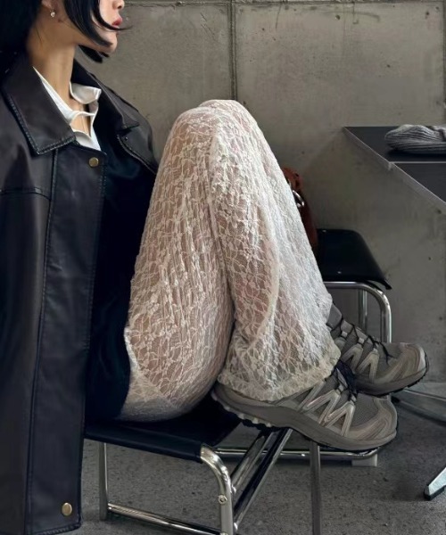 パンツ lace sheer flare pants レディース : ZOZOTOWN Yahoo!店