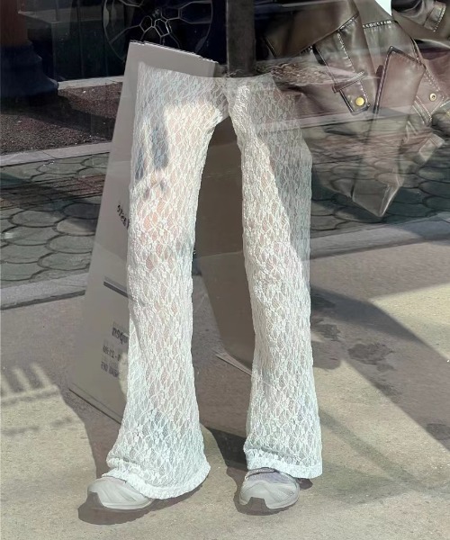 パンツ lace sheer flare pants レディース : ZOZOTOWN Yahoo!店
