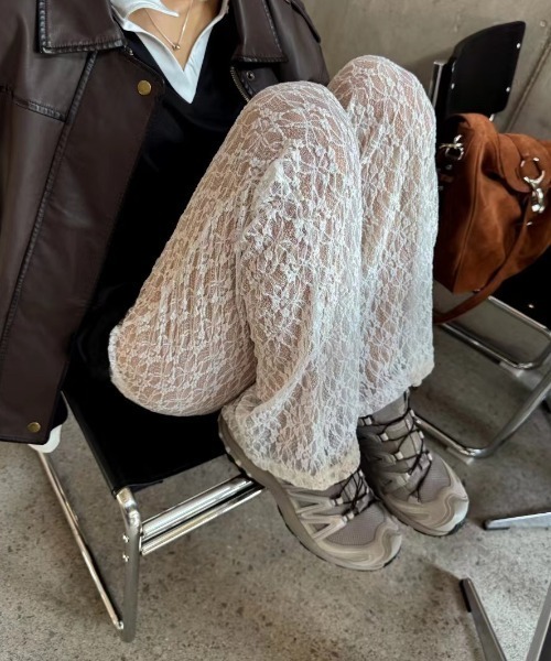 パンツ lace sheer flare pants レディース : ZOZOTOWN Yahoo!店