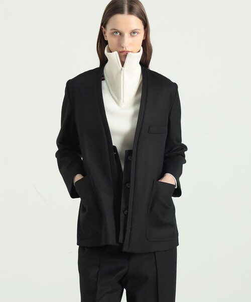 MaxMara【入手困難】ウール カシミヤ★サキソニー ジャケット★ MACPHEE マカフィー ウールサキソニーダブルブレストジャケット