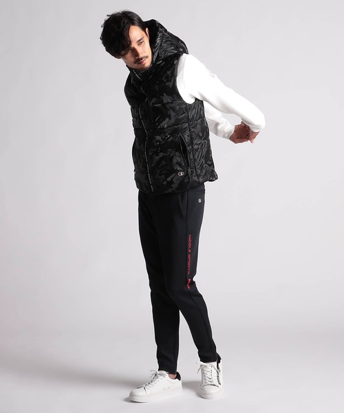 ニコルクラブフォーメン（NICOLE CLUB FOR MEN）/【NICOLE SPORTS】アラカルト パテッドベスト NICOLE CLUB FOR MEN（ニコルクラブフォーメン） ダウンベスト ベスト