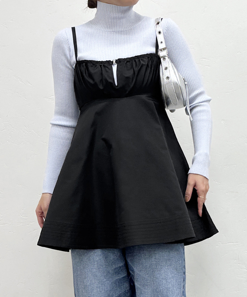 ワンピース ツイルキャミワンピース レディース