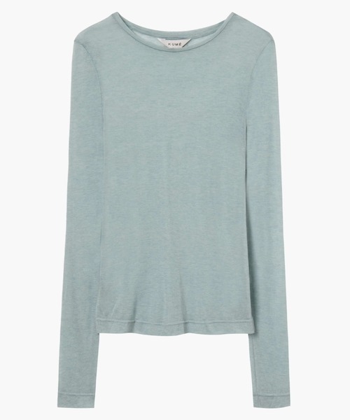 tシャツ KUME/クメ Basic Tencel Layering T-shirt ロングスリーブ Ｔシャツ レディース KUME tシャツ KUME/クメ Basic Tencel Layering T-shirt ロング