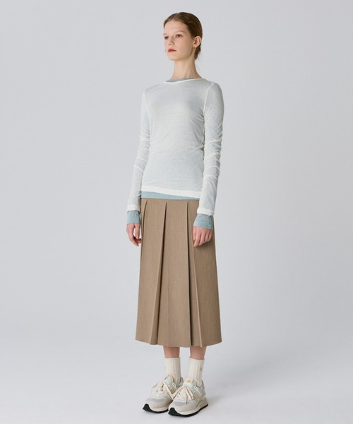 KUME tシャツ KUME/クメ Basic Tencel Layering T-shirt ロング