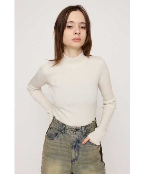 SLY（スライ） ニット セーター GLITTER COMPACT TOPS グリッター
