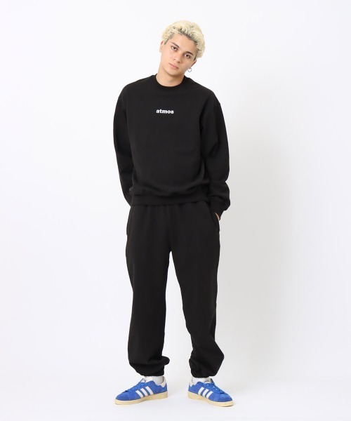 atmos トレーナー スウェット Embroidery Classic Logo Crew Neck 