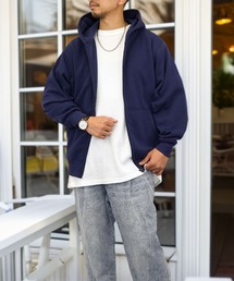 BURNER（バーナー） パーカー 「GROOVY STORE」ZIPパーカー 裏起毛